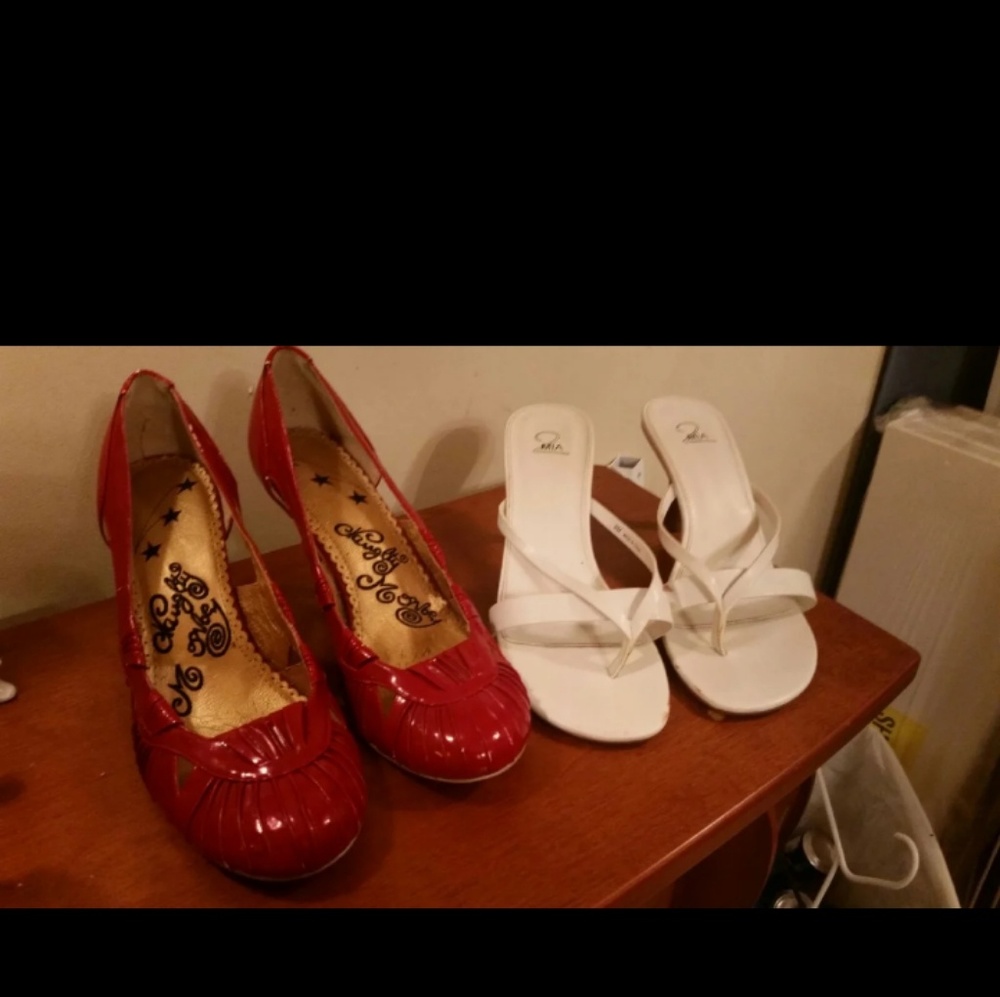 Naughty Monkey Deep Red Mia 2 size 8
